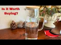 2 Sets Glass Pitcher with Lid 50 oz 1500 ml Water Carafe with Handles Hot Cold Beverage