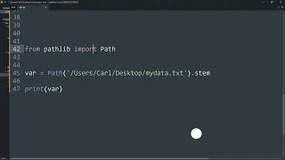 How to get the filename without the extension from a path in Python