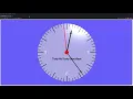 Vpython animated Clock Ticking Secondhand