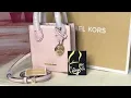 Michael Kors Mercer xs north south shopper crossbody powder blush