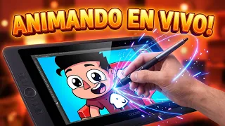 Animando a Rock Lee en vivo