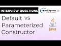 Curious about Default Parameterized Constructors Consider the Surprising Differences