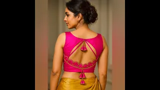 Trending Blouse Back Neck Design 2025 Latest Blouse Design New Blouse Design Blouse Sleeves  Trending Blouse Back Neck Design 2025 Latest Blouse Design New Blouse Design Blouse Sleeves