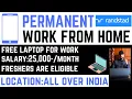 Randstad Permanent Work From Home Job Pan India Hiring Remote Job Freshers Remote Jobs 2023