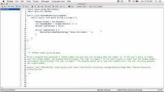 4 17 Random number guessing game - Java