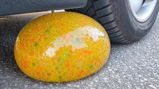 ORBEEZ COCA COLA BALLOON VS CAR, Coca Cola Zero, PowerAde, Fanta, Sprite, Fruko and Mentos Diff Unde