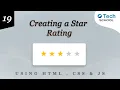 Creating a Star Rating System with HTML CSS JS