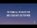 Edwin McCain - I Could Not Ask for More (Lyrics)