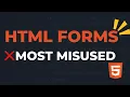HTML Forms Explained Most Misused Concepts LEARN HTML FORMS IN 12 MINS