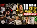 10 Things You Should STOP Paying For And How They Drain Your Income