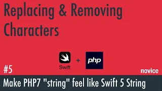 PHP String Class 5 Replacing Removing Characters - novice