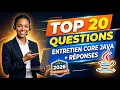 Top 20 Questions d Entretien Core Java Reponses 2026 Java Interview Preparation