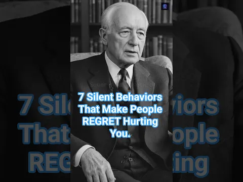 7 Silent Behaviors That Make People REGRET Hurting You. #shorts  #psychology