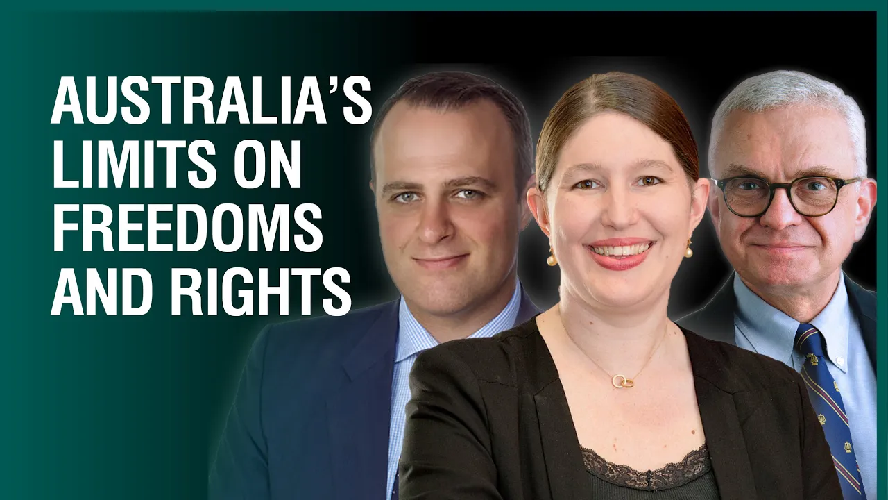 Australia's limits on freedoms and rights | Lorraine Finlay & Tim Wilson MP