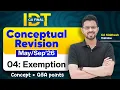 Exemptions under GST CA Final IDT Revision for May 26 Concepts QA Points CA Siddhesh Valimbe