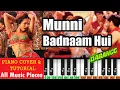 Download Lagu Munni Badnaam Hui Piano Tutorial | Dabangg (2010) | Hindi Piano Notation