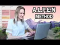 Daily planning Plan your day effectively using the ALPEN method