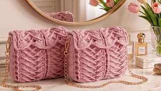 Como hacer los mas lindos Bolsos a Crochet Tejido FACIL TUTORIAL PASO A PASO
