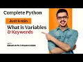 Part-4 Python Variables Keywords Explained in Simple Way With Examples