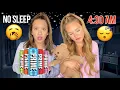 Download Lagu KAYLA \u0026 KALLI PULL AN ALL-NIGHTER 🌙🥱🧸🍿*EXTREME SLEEPOVER CHALLENGE*