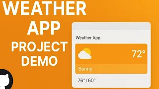 How to Make Weather App in JavaScript Source Code on GitHub