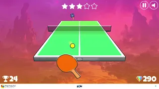 Poki Ping Pong Go First 40 Stage Gameplay