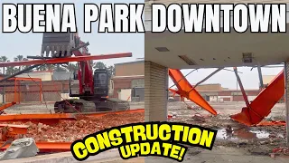 Buena Park Downtown CONSTRUCTION UPDATE Sears Fully DEMOLISHED Huge Changes Coming
