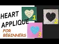 How to Quilt Heart Applique for Beginners - Sew Easy