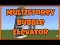 Multi floor Bubble Elevator Tutorial - Minecraft Bedrock Edition