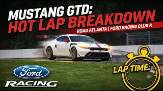Ford Mustang GTD Fastest Lap at Road Atlanta VBOX Onboard with Seth Thomas