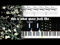 Download Lagu JVKE - this is what space feels like - Piano Tutorial with Sheet Music