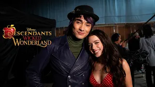 I Went on the Set of Descendants: Wicked Wonderland!🔮 (Cast Interviews & Set Tour!)