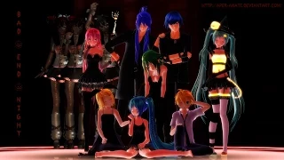  mmd halloween vocaloids bad end night