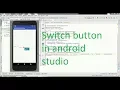How to create switch button in android studio 3 0