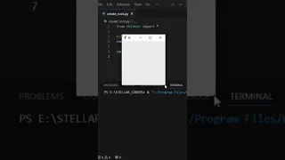 Create a simple GUI Window in Tkinter using Python