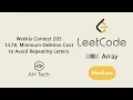 LeetCode 1578 Minimum Deletion Cost to Avoid Repeating Letters Python