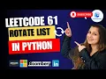 Leetcode61 Rotate List Medium Python