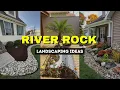77 Modern River Rock Landscaping Ideas for Front Yard Backyard 2026 Guide