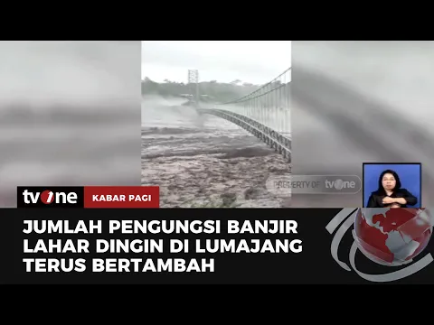 Detik-Detik Jembatan Gantung Putus Diterjang Banjir Lahar Semeru Terekam Warga