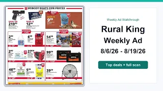 Rural King Weekly Ad 26 - 26 Top Deals
