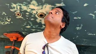 Our Boat Has PIMPLES! Part 1 of our BLISTER TREATMENT – Sailing Turtle