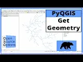 QGIS Python PyQGIS - Get vector geometry