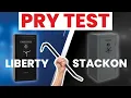 Stack-On vs Liberty Centurion 24 Pry Test One Opened in 2 17