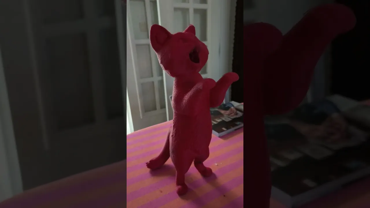 Cat shaped dice tower video thumbnail
