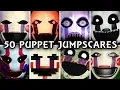 50 PUPPET JUMPSCARES Marionette in FNAF Fangames