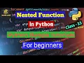 33 Python Bangla Tutorial - Nested Function in Python