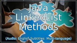 Java LinkedList Methods Java Collections Tutorial Java Tutorial