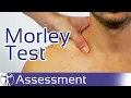 Morley Test Brachial Plexus Compression Test Thoracic Outlet Syndrome TOS