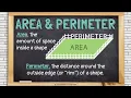 Finding Area and Perimeter by Counting Unit Squares Tiling