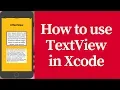 how to use uitextview in ios